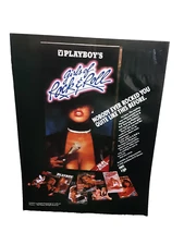 Vintage 1985 Print Ad Playboy Girls Of Rock And Roll Advertisement 1980s