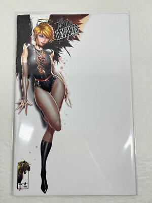 The Devil's Deviants #2 Tiger BLANK SKETCH COVER by Jamie Tyndall
