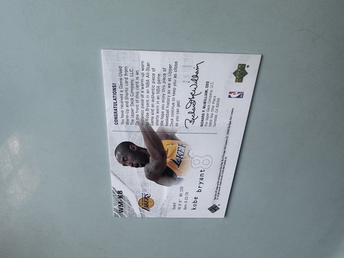 2004 SPx Winning Materials Dual Jersey Kobe Bryant Los Angeles Lakers LA - Picture 8 of 10