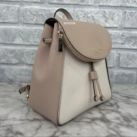 Kate Spade Bags | Kate Spade Leila Medium Flap Backpack | Color: Cream/White | Size: Os | Sassyandgirlie's Closet