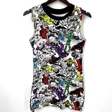 Marvel Superhero Dress Girls Youth Large Sleeveless Adult S Y2k Mini Disney