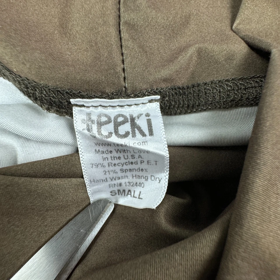 Leggings Estampados Teeki Para Mujer Pequeños Marrón Cintura Alta Yoga Boho Festival Foto 3 de 4