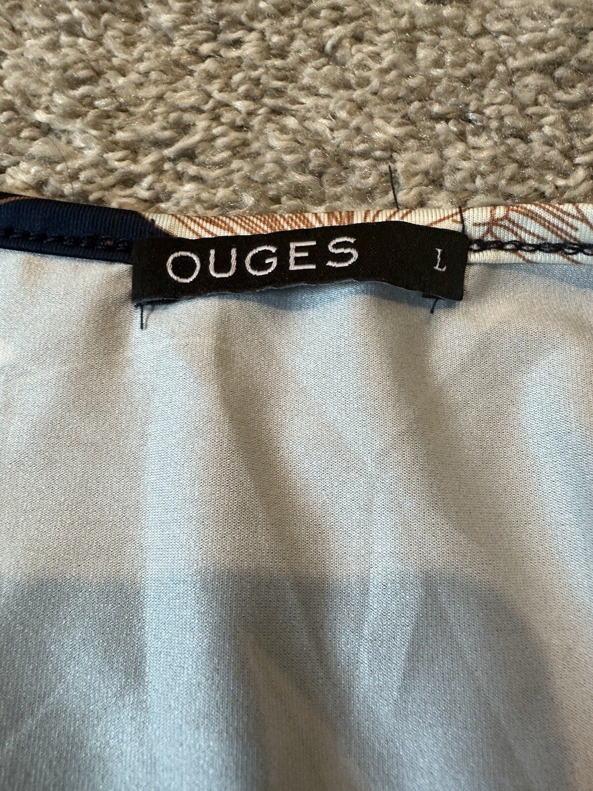 OUGES Dress Navy Blue Large Pre-owned - image 5