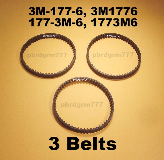 3-three-belts-3m-177-6-3m1776-177-3m-6-1773m6-new-geared-belts-ebay