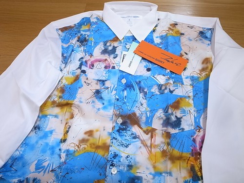 FUTURA x COMME des GARCONS SHIRT PRINT SHIRT CDG FUTURA2000 WEISS BLAU Gr. M - Bild 2 von 10