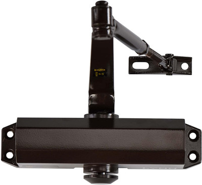 Durable DC5003 Door Closer - Adjustable, Fire Rated, Dark Bronze Finish