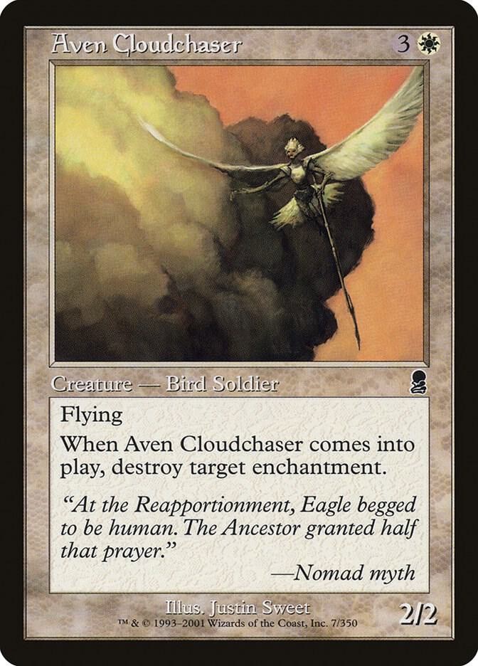Aven Cloudchaser 7 Common Odyssey Magic: The Gathering Lightly Played