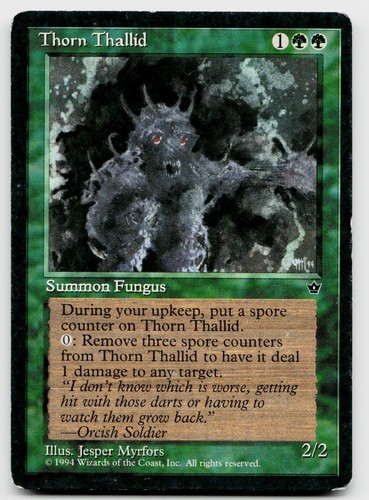 Thorn Thallid (Myrfors) Common Fallen Empires Magic: The Gathering