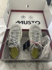 MUSTO Dynamic Pro II 2 Platinum Sailing Shoes Boat Sneakers NEW in box 
