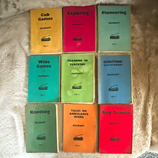 Gilcraft Cub Scout Booklets Lot of 9 &ndash; Cub Games, Exploring, Pioneering