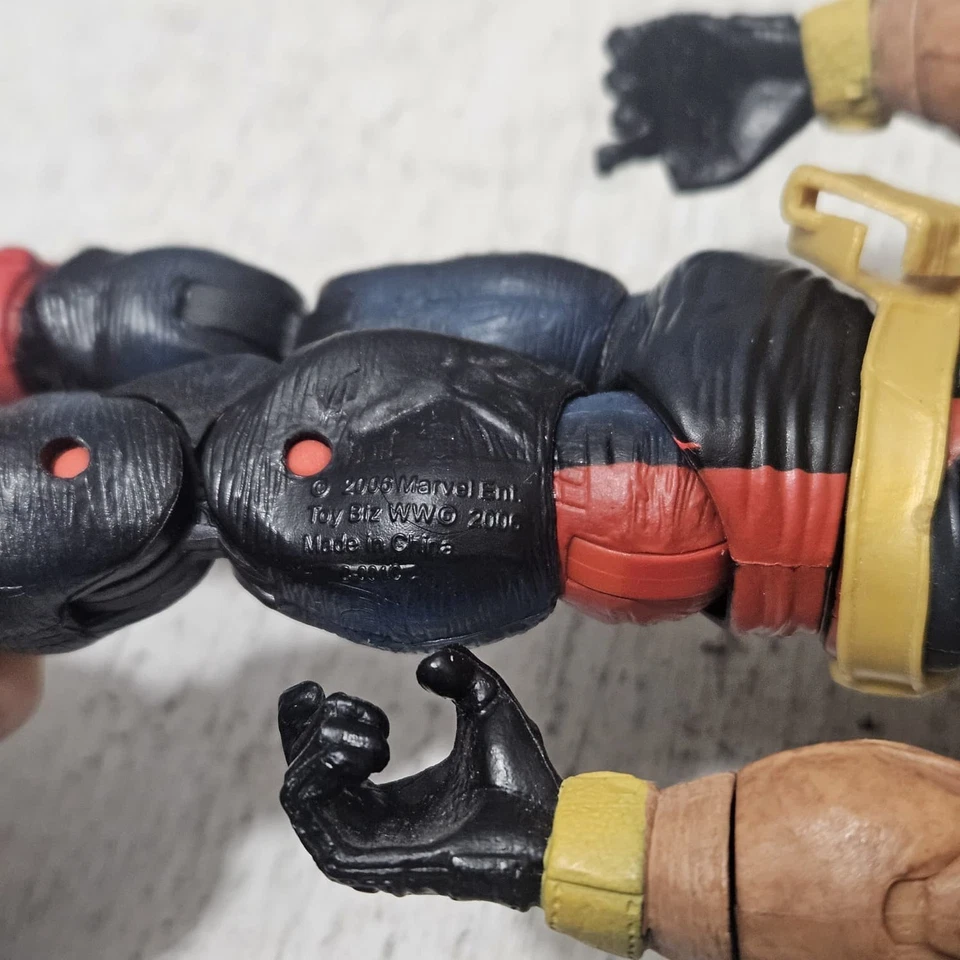 Figura de acción Marvel Legends X-Force Warpath Toy Biz 2006 sin caja Foto 3 de 4
