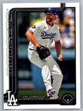 #146 Clayton Kershaw 2025 Topps Los Angeles Dodgers