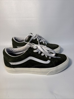 VANS Shoes Mens Woman s 6.5 8 Dark Green Old School HEIQ eco Dry Dunpoint