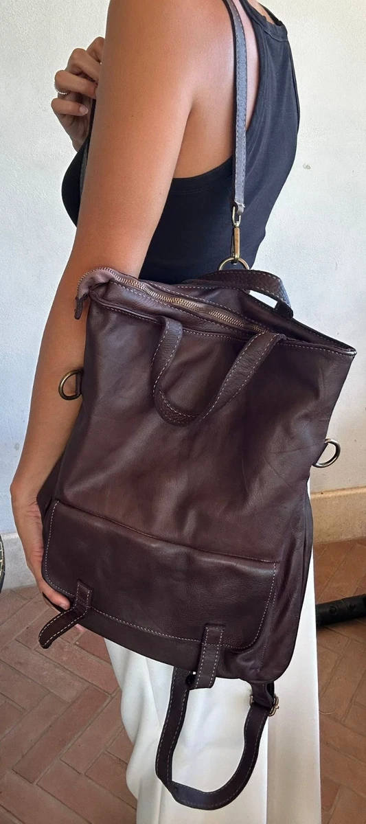 Produktbild von Leder Rucksack Für Damen - Handtasche Niedliches Kätzchen