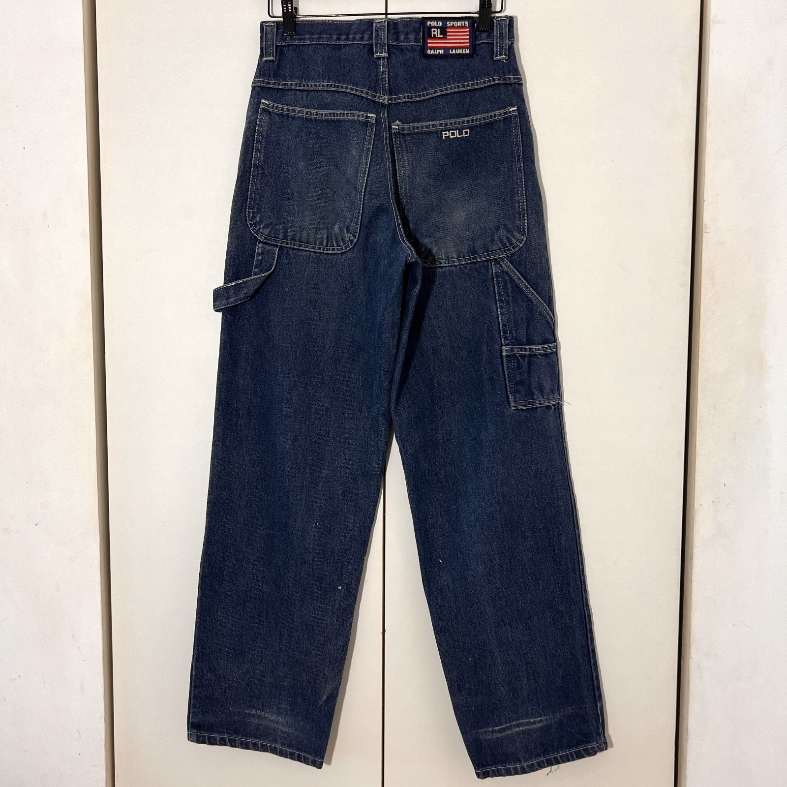 Vintage Polo Sport Ralph Lauren Retro Carpenter Jeans 30 Painter Workwear USA