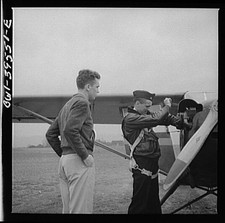Photo:Frederick Maryland Woodrow Wilson High Student 1950s Airplane