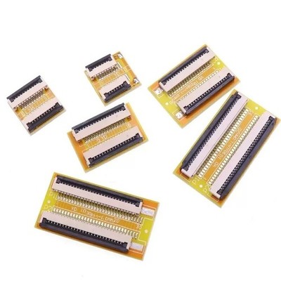 FFC Adapter Platine 0,5mm 4/5/6/7/8/9/10/12/14/15/16-60 Adern FPC Flachbandkabel