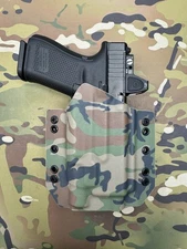 M81 Woodland Kydex Holster for Glock 19 23 32 TB Streamlight TLR-7 HL-X