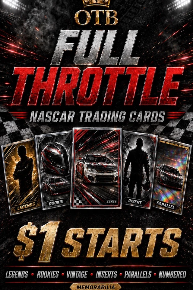 START YOUR ENGINES 🏁 WE HAVE NASCAR CARDS 🏁 VINTAGE TO MODERN🏎️$1 STARTS