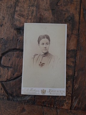 Kabinettfoto J.B.Feilner, Bremen, Emilia Langenfeldt