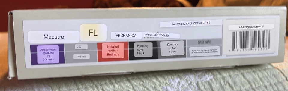 ARCHISS Maestro FL Mechnical Full Keyboard PBT Low Profile Cherry MX - Image 2 of 4