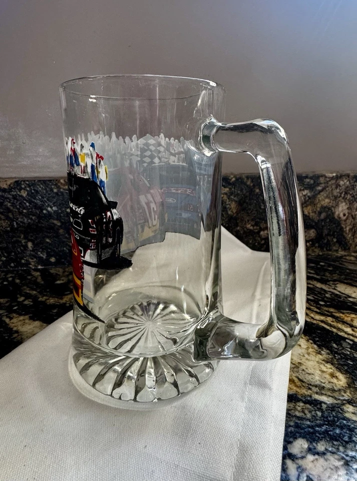 Taza de cerveza promocional Slim Jim NASCAR 1997 Monte Carlo Stein Foto 3 de 4