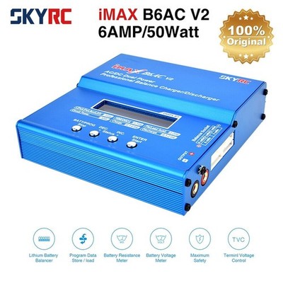 SKYRC iMAX B6AC V2 RC Charger 50W 6A Balance Charger Discharger LCD Screen