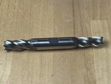 Double End Mill Union Butterfield 7/16" x 1/2" 4FL Cup HS #5110196 Machining