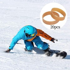 20x Skibremshalter, verbreiterte Gummiringe f&uuml;r Snowboard, Sport, Skifahren