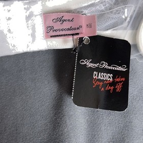 Agent Provocateur Size 32C Love Strapless Bra White Straps Padded Bridal