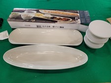 PANDEX 5PC SERVING SET new in box white