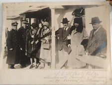 NAVI Piroscafo Vienna Il conte Volpi e famiglia  imbarcatosi a Brindisi  1925-30