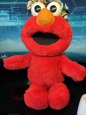 Tyco 1997 Sesame Street Elmo Loves You Talking 15 Inch Plush Stuffed Animal Toy