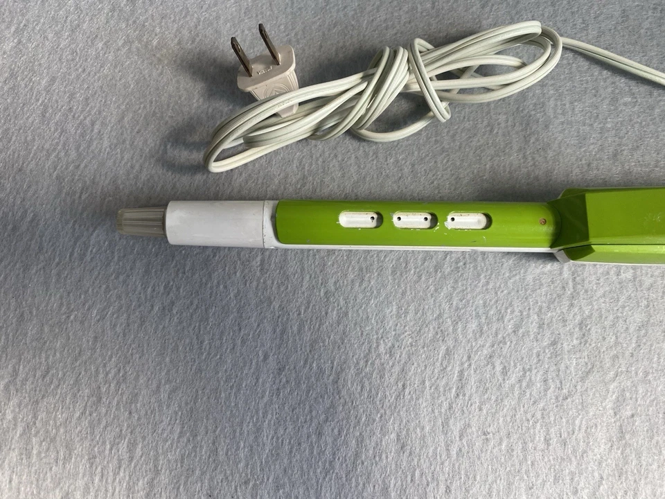 De colección Crazy Curls de Clairol con Rizador de Vapor Verde Años 70 Modelo 200-Z Dinamarca Foto 3 de 4