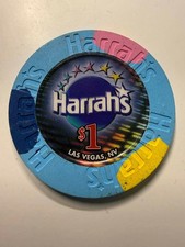 Las Vegas Casino Chip $1 Harrah’s Nevada Poker Chip Sammler