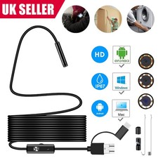 USB Type C Endoscope Borescope Snake Inspection Camera 3 in 1 for Phone Android