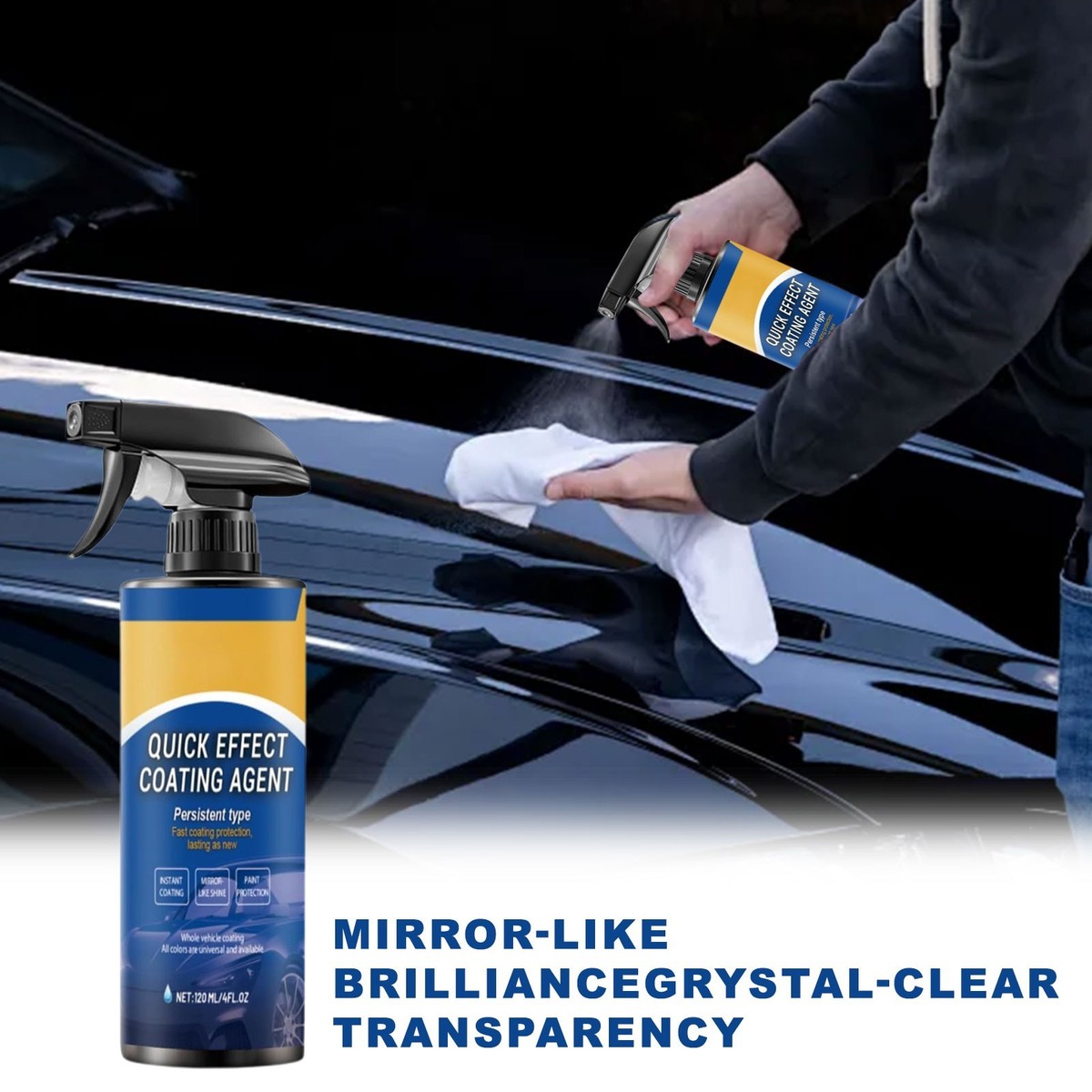 Nano Quick Coat Restore Spray Car Shine & Protection Coating Agent
