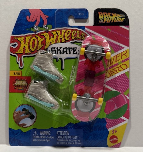 Hot Wheels Skate ~ Screen Legends BACK TO THE FUTURE HOVERBOARD ~ Fingerboard 3/10