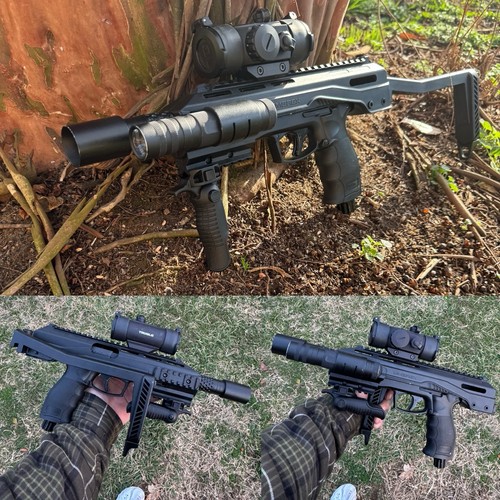 Modified Umarex HDP 50 with pro power kit,  tuning barrel , and conversion kit