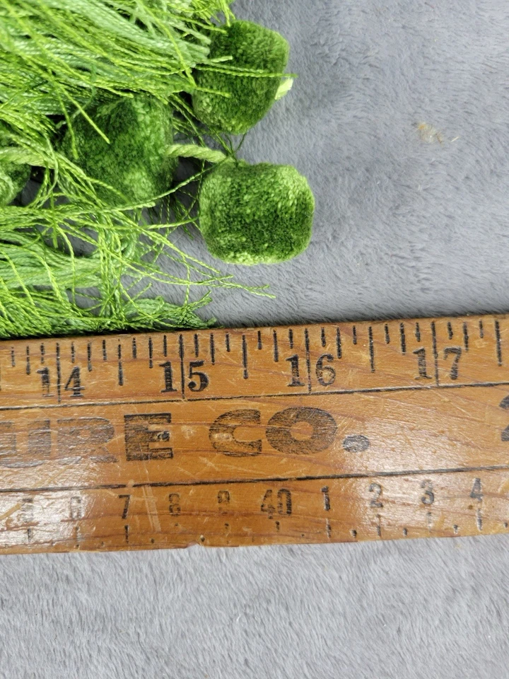 "Juego de 2 borlas grandes de 16"" de largo con borlas verdes claras para cortinas Vatican Homes" Foto 4 de 4