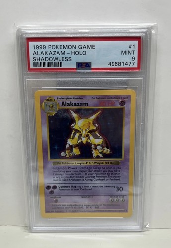Alakazam (Shadowless) graded PSA 9 for sale on eBay