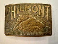 Vintage Philmont Scout Ranch Belt Buckle – Solid Brass – Boy Scouts of America