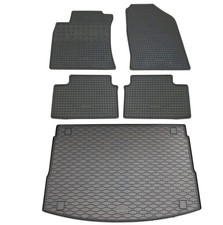 Gummi Fußmatten Kofferraumwanne für Hyundai i30 PD 2017- Set Gummimatten Auslage