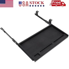 Under Desk Keyboard Tray, 21" Wx15"D Sturdy Key Board Tray Under Desk Slide