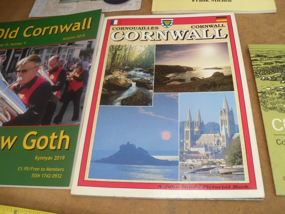 4 CORNWALL  BOOKS & FOLD OUT MAP BROCHURE - KERNOW GOTH REDRUTH FRANK MITCHELL - Image 3 of 4