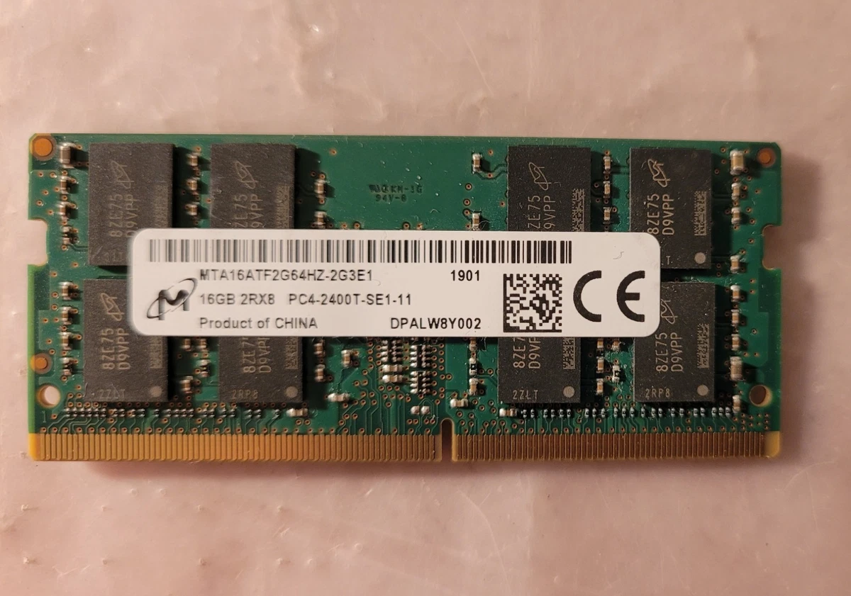 Micron DDR4 SDRAM 16 GB Total Capacity Memory (RAM) for sale | eBay