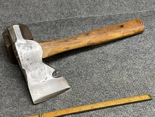 Vintage Shapleigh’s Hammer Forged Carpenters Half Hatchet With Original Handle 