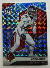 2021 Panini Mosaic Reactive Blue Prizm Deion Jones #17 Atlanta Falcons