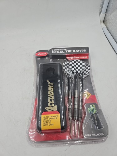 Accudart Competition Steel Tip Darts 20g with Compact Case - Picture 4 of 7