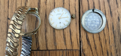 Vintage DOXA Anti Magnetic Women Watch Swiss 6704 B MI Missing